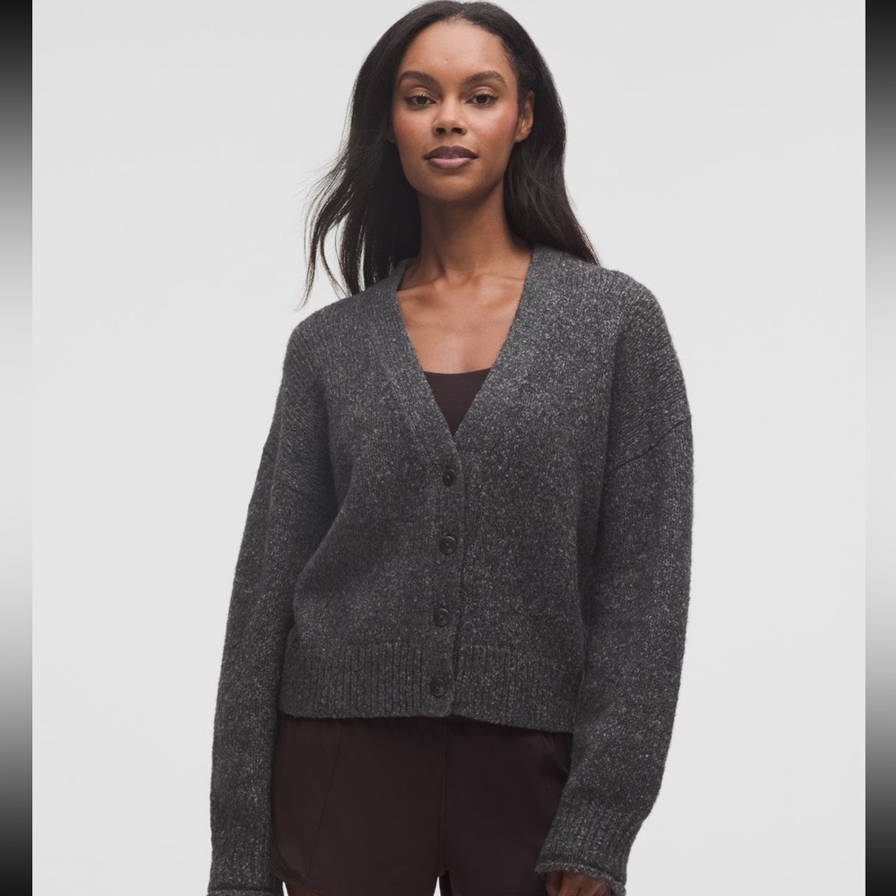 Lululemon Athletica Wool Blend Cardigan